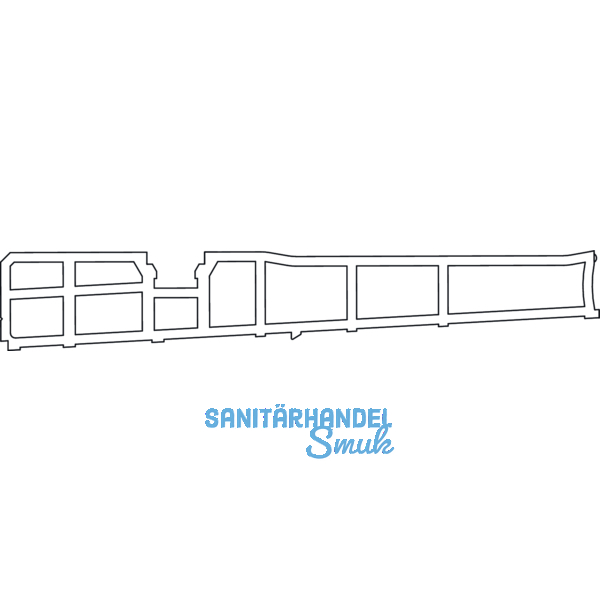 HAUTAU ThermoTop 2 Aufbauprofil TS 79-92 mm, L=6500 mm