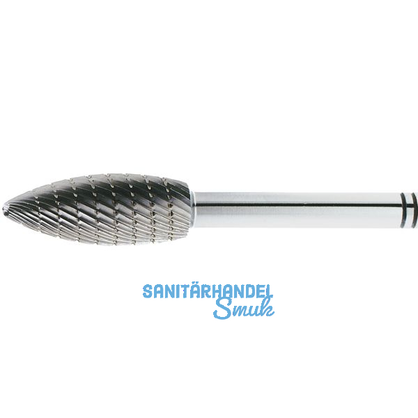 LUKAS HSS-Frsstift Form H Flamme Kopf  12 mm Lnge 30 mm Zahnung 3