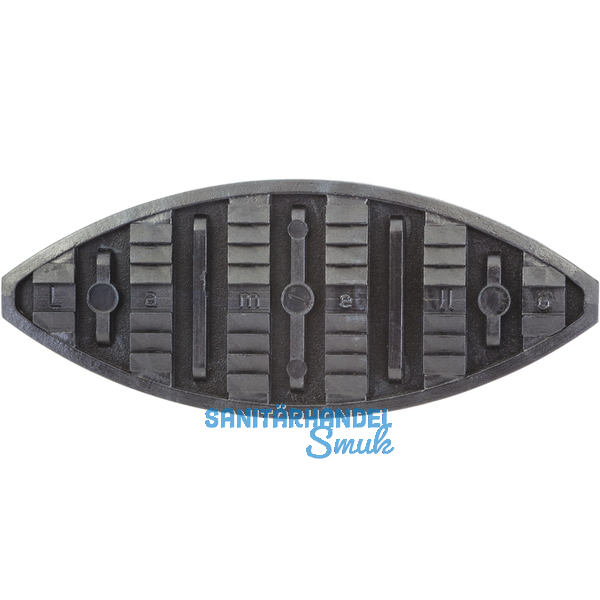 LAMELLO Haftlamellen- K 20, 60 x 24 mm, Strke 4.5, Kunststoff schwarz