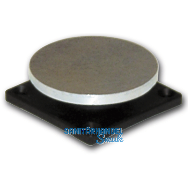 Haftmagnet-Gegenplatte, Gr. 05, beweglich, Platte 55 x 55 mm, Stahl verzinkt