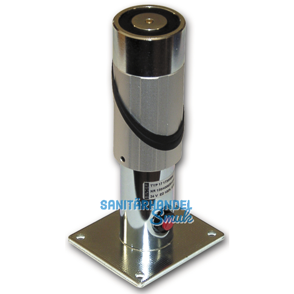 Haftmagnet mit Distanzkonsole und Unterbrechertaster, 50 mm, Stahl verzinkt