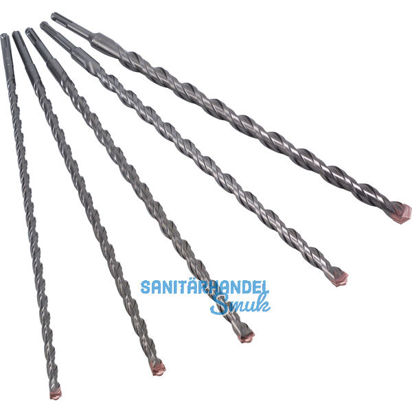 ALPEN HM-Hammerbohrer-Satz SDS-Plus 4-fach Stufenprofil 550/600 mm 5-teilig