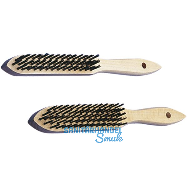 LESSMANN Hand-Drahtbrste 6-reihig Stahldraht