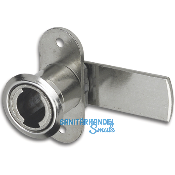 HEKNA 505 Zylinder-Hebelschloss, links, Schliehebel glatt, L 40 mm, Zamak