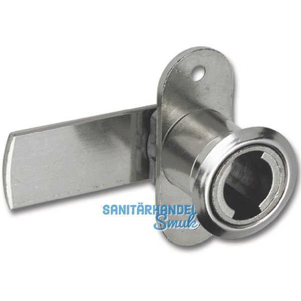 HEKNA 505 Zylinder-Hebelschloss, rechts, Schliehebel glatt, L 40 mm, Zamak