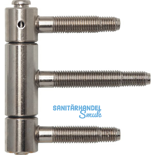 Herkula-Band 3-teilig, m. Aushngesicherung,  22 mm, Stahl vernickelt