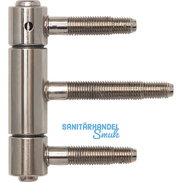 Herkula-Band 3-teilig, m. Aushngesicherung,  20 mm, Stahl vernickelt