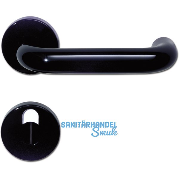 HEWI Drckergt. 111.20 R - auf Ros. WC, TS38 - 48, tiefschwarz