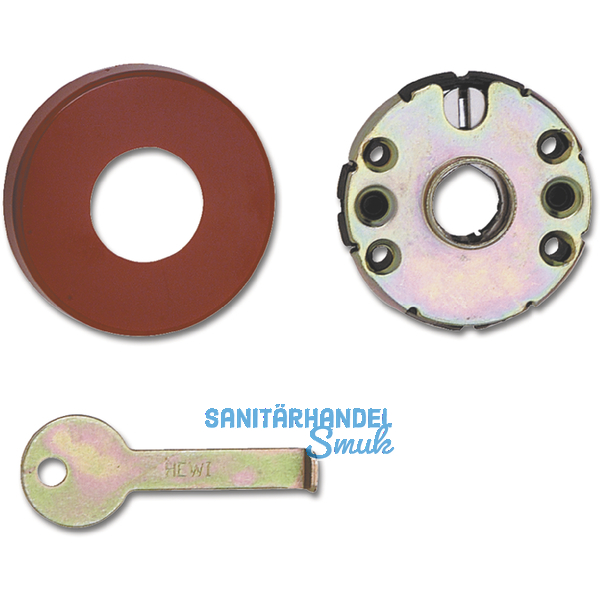 HEWI Drckerrosetten innen 305.23R - Polyamid, rubinrot