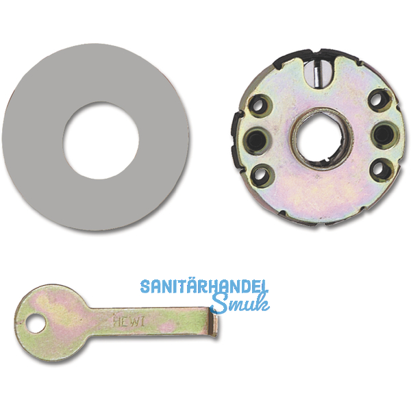 HEWI Drckerrosetten flach 305.23R - Polyamid, lichtgrau