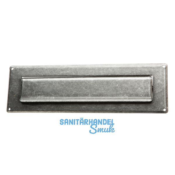 HALC Briefeinwurf 285 x 85 mm, Eisen verzinkt schwarz passiviert