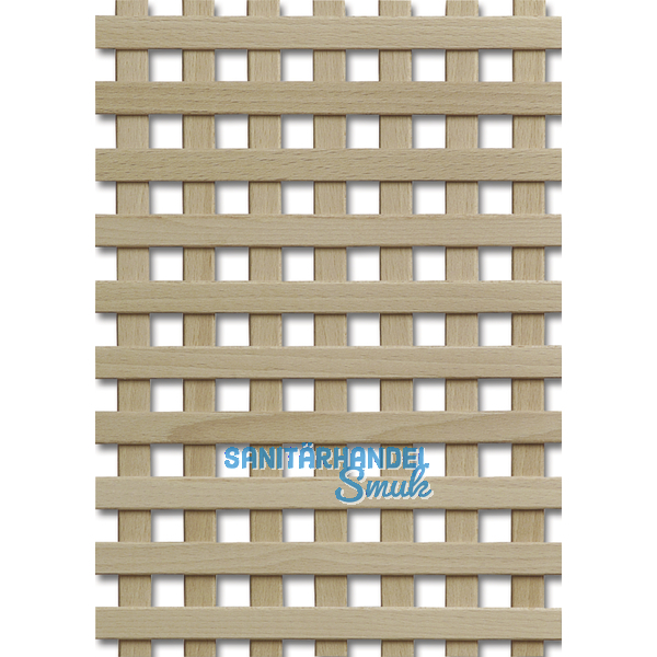 Holzgitter ganze Tafel, gerade, 1230 x 600 mm, Eiche
