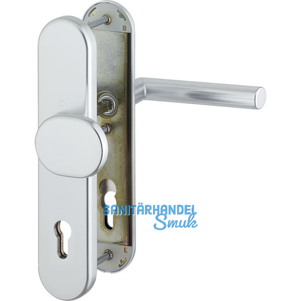 HOPPE SH-Wechselgt. AMSTERDAM - auf LS PZ88,TS67-72, SST8,5, oK.,silber elox