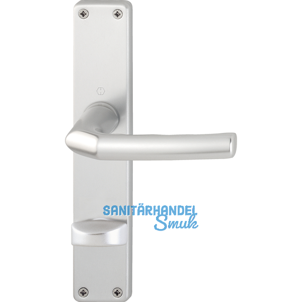 HOPPE Drckergt. BIRMINGHAM - auf LS WC, TS37 - 42, silber eloxiert