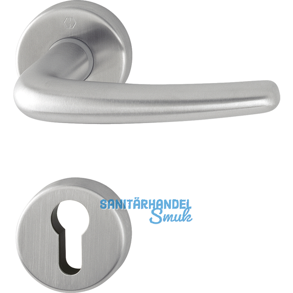 HOPPE Drcker DENVER auf Drckerrosette PZ, Edelstahl