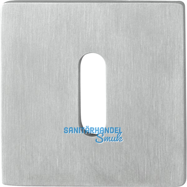 HOPPE Drckerrosette flach mit Sttznocken eckig, Edelstahl