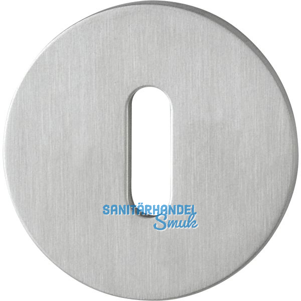 HOPPE Schlsselrosette flach mit Sttznocken rund BB, Edelstahl