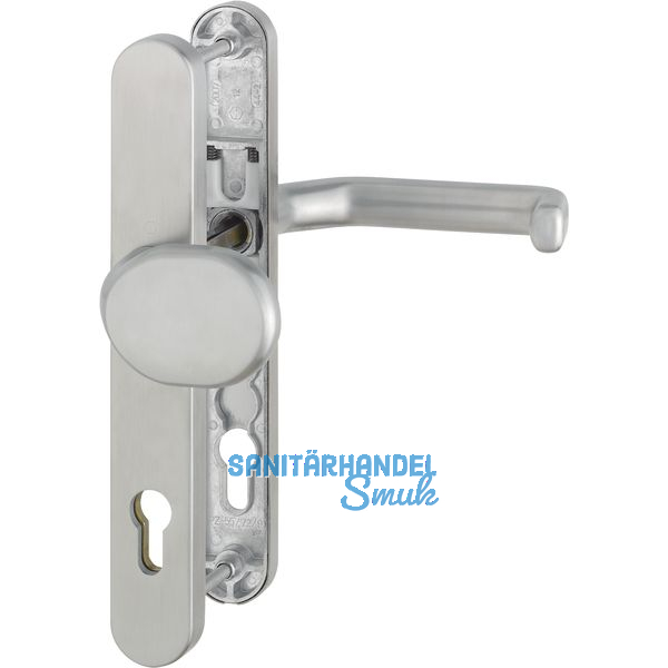 HOPPE Wechselgarnitur mit Knopf Modell LIVERPOOL, PZ92, EdSt.matt