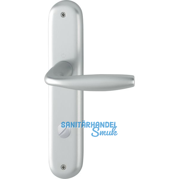 HOPPE Drckergt. NEW YORK - auf LS WC, TS37 - 42, silber eloxiert