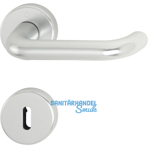 HOPPE Drckergt. PARIS - auf Ros. BB, TS37 - 42, silber eloxiert