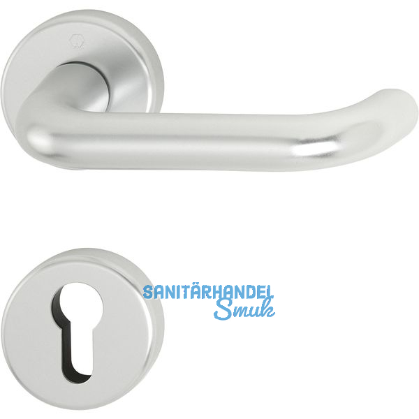 HOPPE Drckergt. PARIS - auf Ros. PZ, TS37 - 42, silber eloxiert