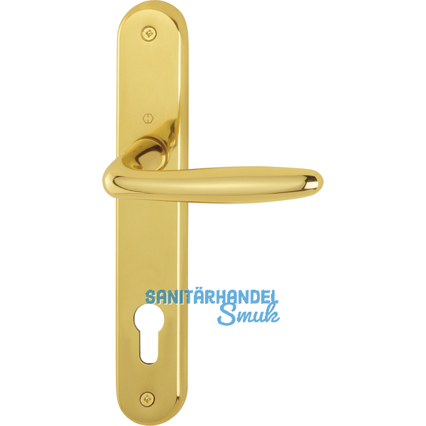 HOPPE Drckergt. ROISSY - auf LS PZ88, TS35 - 54, Messing poliert