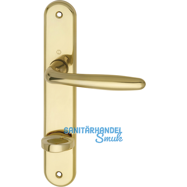 HOPPE Drckergt. ROISSY - auf LS WC90, TS40 - 45, Re, Messing poliert