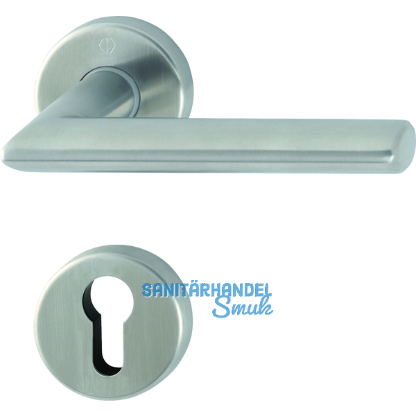 HOPPE Drckergt. STOCKHOLM - auf Ros. PZ, TS40 - 45, Edelstahl matt