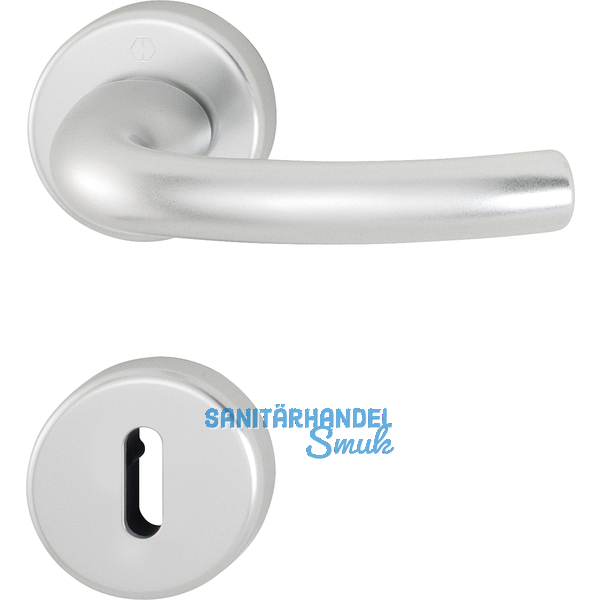 HOPPE Drckergt. TOKYO - auf Ros. BB, TS38 - 42, silber eloxiert