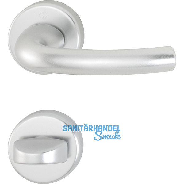 HOPPE Drckergt. TOKYO - auf Ros. WC, TS38 - 40, silber eloxiert