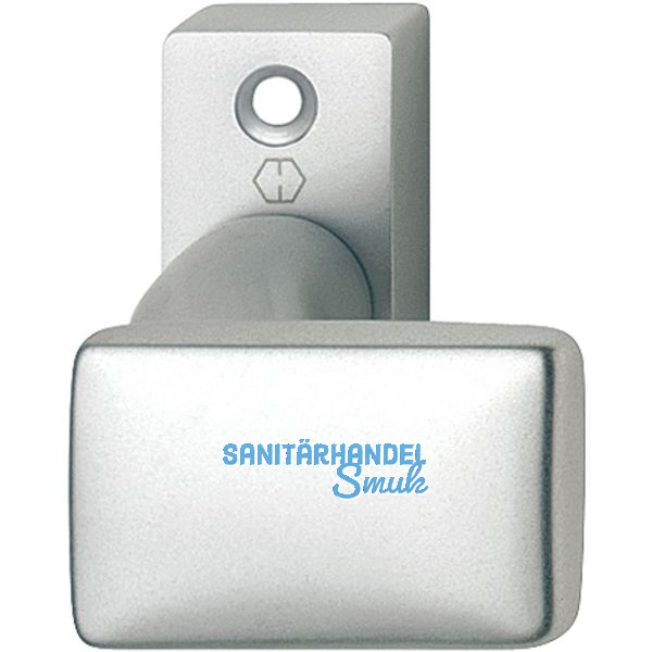 HOPPE Trknopf - auf Ros. zu 117GF/22, 65x40 30x70x10, silber elox