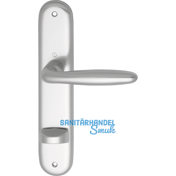 HOPPE Drckergt. VERONA - auf LS WC90, TS37 - 42, silber eloxiert