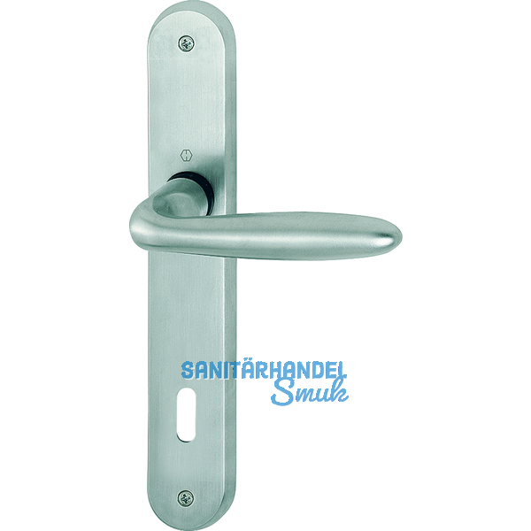 HOPPE Drckergt. VERONA - auf LS BB90, TS32 - 48, Messing verchromt matt