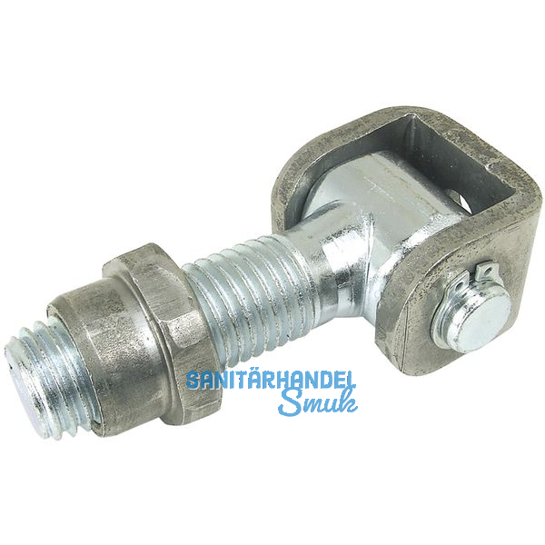 Anschweiband verstellbar, Typ C, Stahl blank/verzinkt M 24