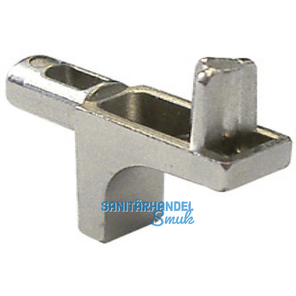 Steckbodentrger K-LINE - 2 Zapfen, Bohr  5 mm, Zamak vernickelt