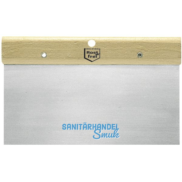 SCHULLER Japanspachtel rostfrei mit Holzgriffleiste Breite 160 mm