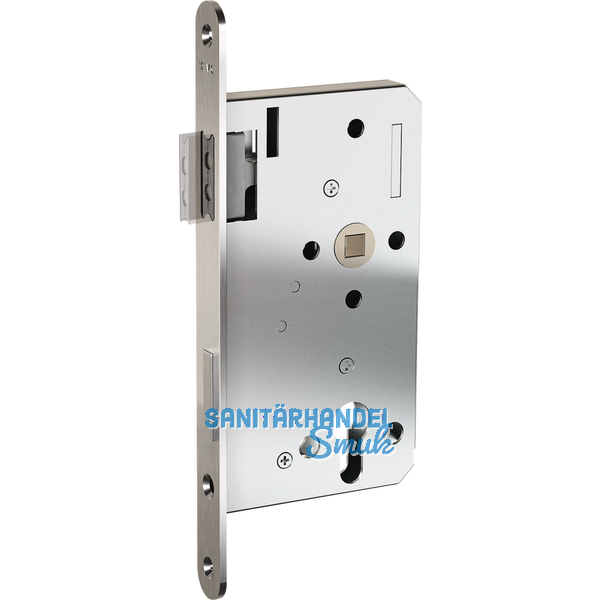 Magnetfallenschloss KFV 116 1/2, PZW 72 mm, Stulp rund 235 x 18 x 3 mm,Edelstahl