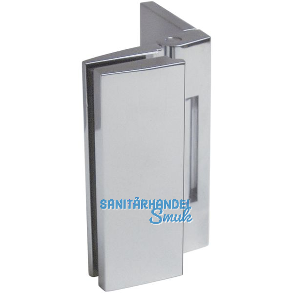 Duschtrband Bella, 90 Glas-Wand, m. Langloch, nach innen, verchromt poliert