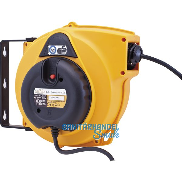 Kabelaufroller Junior 230/10 H05VV-F 3G1.5 Lnge 10 m IP24