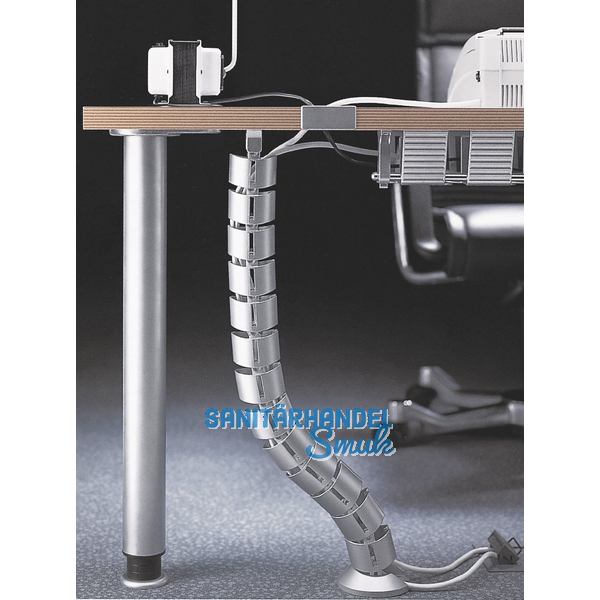 Kabelkanal vertikal, Kunststoff schwarz