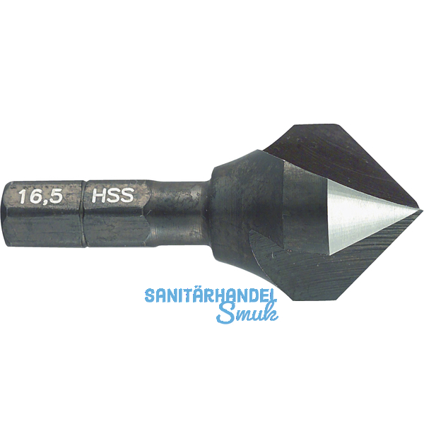 ALPEN Kegelsenker u. Entgratsenker BIT Z=3 90 Grad HSS M8 1/4\"Sechskantschaft