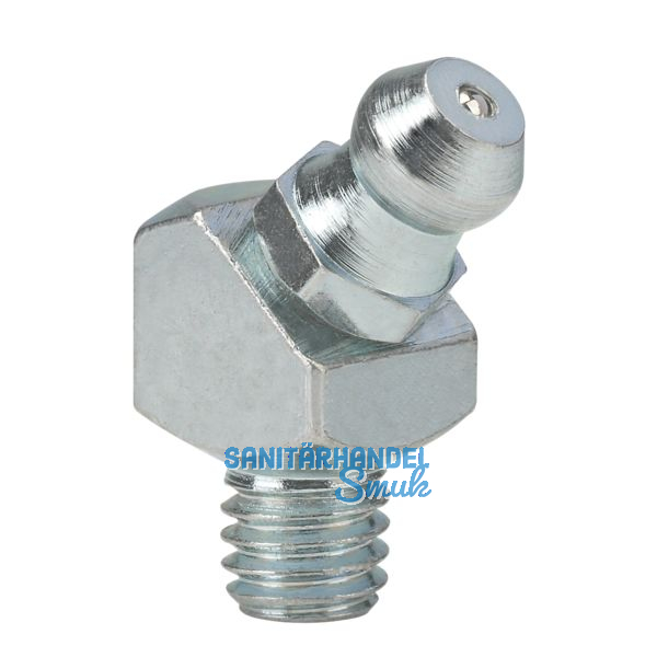 Kegelkopf (Hydraulik) Schmiernippel 45 Winkel H1 Gewinde Gre R1/8\"
