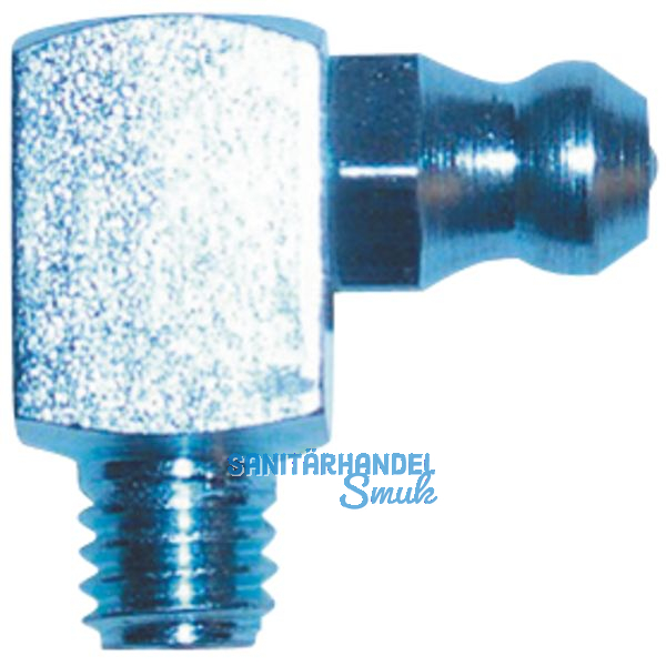 Kegelkopf (Hydraulik) Schmiernippel 90 Winkel H3 Gewinde Gre M6 x 1