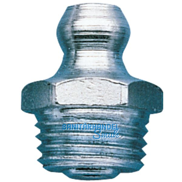 Kegelkopf (Hydraulik) Schmiernippel gerade H1 Gewinde Gre M6 x 1