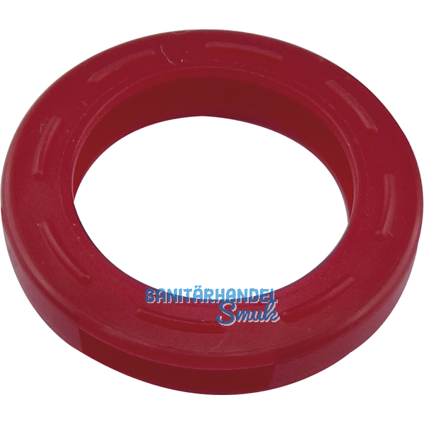 Kennring fr Zylinderschlssel mittel DM 25 mm, Kunststoff rot