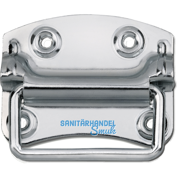 Kistengriff zum Aufschrauben Breite 80 mm, L 105 mm, verzinkt