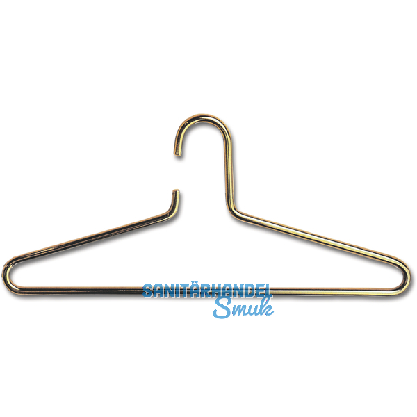 Kleiderbgel Petet starr, mit Hosensteg, Edelstahl unbehandelt