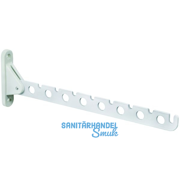 Kleiderlfter Janiu klappbar, fr 8 Bgel, Tiefe 310 mm, Stahl wei