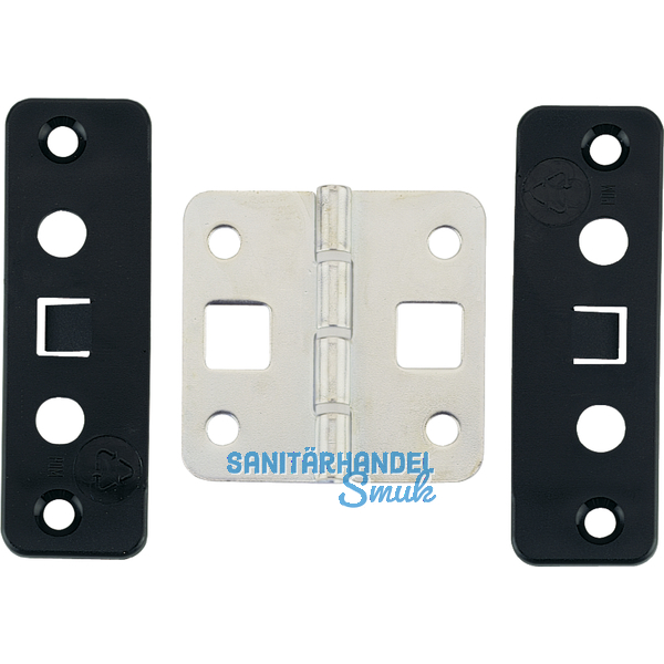 HETTICH Klips-Mittelscharnier, Stahl vernickelt