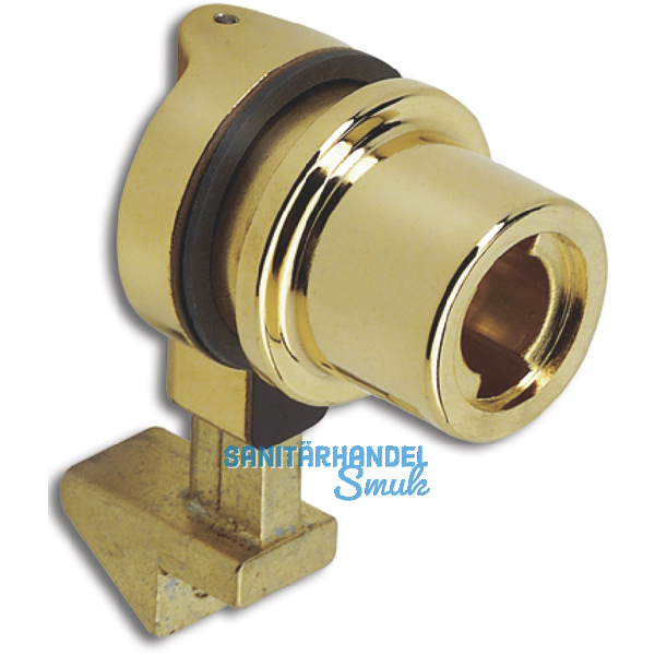 HEKNA 534 F Zylinder-Knopfschloss, Zamak poliert